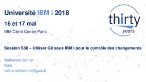 Icon of S50 - Utiliser GIT Sous IBM I Pour Le Contrôle Des Changements